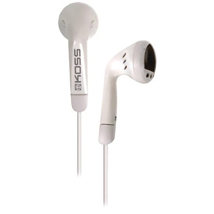 ⁨Koss Headphones KE5w In-ear, 3.5mm (1/8 inch), White,⁩ at Wasserman.eu