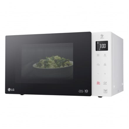 ⁨LG Microwave Oven MS23NECBW 23 L, Free standing, Touch control, 1000 W, White, Defrost function⁩ at Wasserman.eu