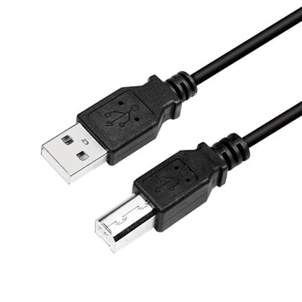 ⁨Logilink | Kabel USB | Męski | 4-pinowy USB Typ B | Męski | 4-pinowy USB Typ A | Czarny | 2 m⁩ w sklepie Wasserman.eu