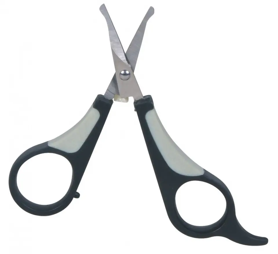 ⁨TRIXIE 2360 pet grooming scissors Black, Grey, Stainless steel Ambidextrous Universal⁩ at Wasserman.eu