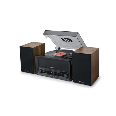 ⁨Muse | Turntable Micro System | MT-120MB | Szufladowe drzwiczki CD | Port USB | Wejście AUX⁩ w sklepie Wasserman.eu