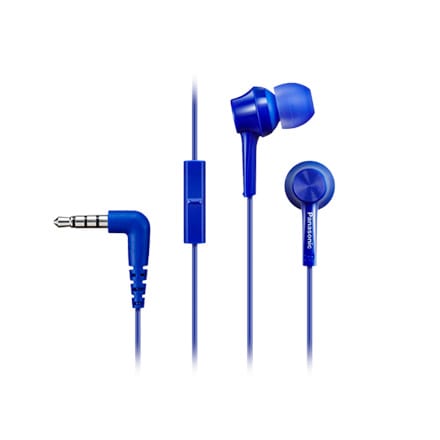 ⁨Panasonic Canal type RP-TCM115E-A In-ear, 3.5mm (1/8 inch), Microphone, Blue,⁩ at Wasserman.eu