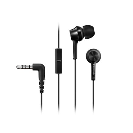 ⁨Panasonic Canal type RP-TCM115E-K In-ear, 3.5mm (1/8 inch), Microphone, Black,⁩ at Wasserman.eu