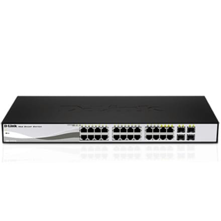 ⁨D-LINK DGS-1210-20, Gigabit Smart Switch with 16 10/100/1000Base-T ports and 4 Gigabit MiniGBIC (SFP) ports, 802.3x Flow Control⁩ w sklepie Wasserman.eu