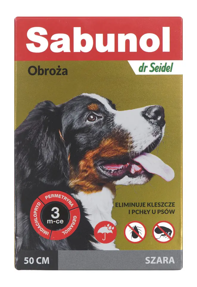 ⁨Dr Seidel Sabunol Flea & tick collar 50cm⁩ at Wasserman.eu