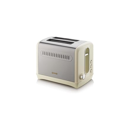 ⁨Gorenje Toaster T1100CLI Beige/ stainless steel, Plastic, metal, 1100 W, Number of slots 2, Number of power levels 6,⁩ at Wasserman.eu