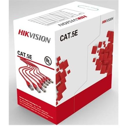 ⁨Hikvision Cable DS-1LN5E-S network cabel UTP 5E/ 0.55mm, 305m⁩ w sklepie Wasserman.eu