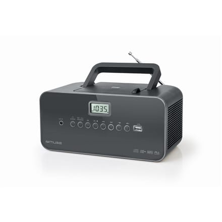 ⁨Muse | M-28DG | Przenośne radio | AUX in | Szary⁩ w sklepie Wasserman.eu
