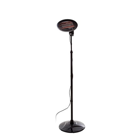 ⁨SUNRED Heater SMQ2000A, Elekra Quartz Standing Infrared, 2000 W, Black, IP34⁩ at Wasserman.eu