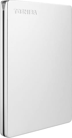 ⁨Toshiba Canvio Slim HDTD310ES3DA 1000 GB, 2.5 ",  USB 3.2 Gen1, Silver⁩ at Wasserman.eu