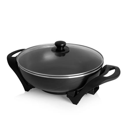 ⁨Tristar Electric Wok PZ-9130 1500 W, Stainless steel, 4.5 L, Black⁩ at Wasserman.eu