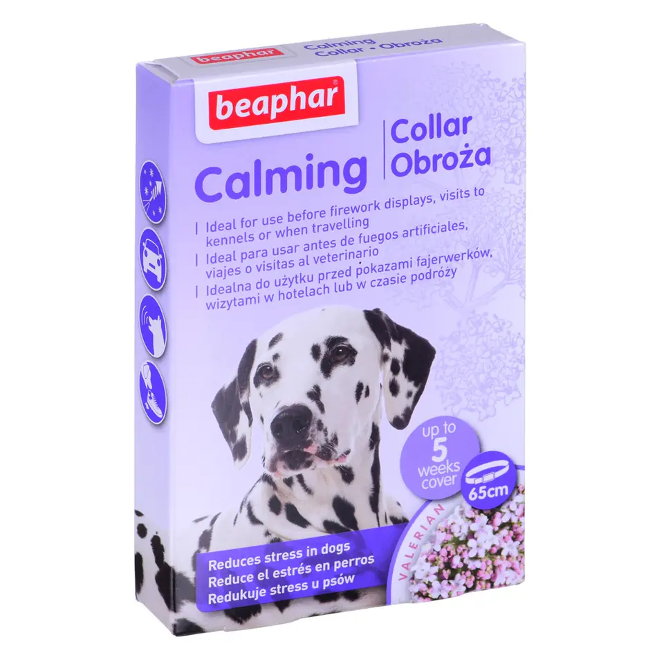 ⁨Beaphar relaxation collar for dogs - 65 cm⁩ at Wasserman.eu