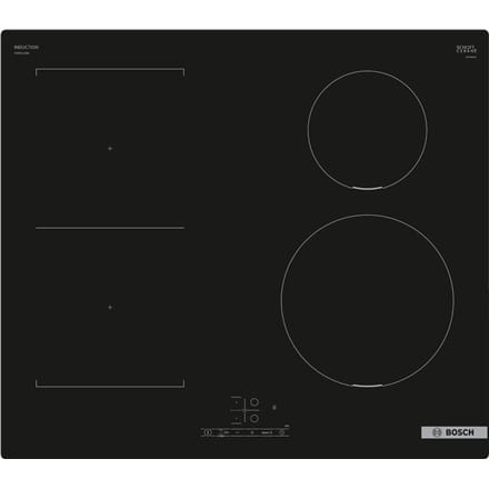 ⁨Bosch Hob PWP611BB5E Induction, Number of burners/cooking zones 4, Touch, Timer, Black⁩ at Wasserman.eu