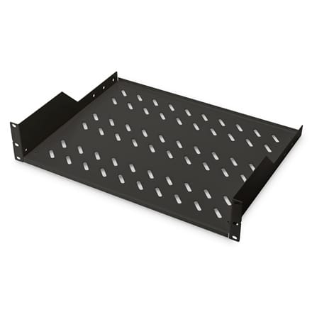 Digitus | Półka Rack | DN-19 TRAY-2-SW | RAL 9005 | Wysokość (jednostki Rack) 2U w sklepie Wasserman.eu