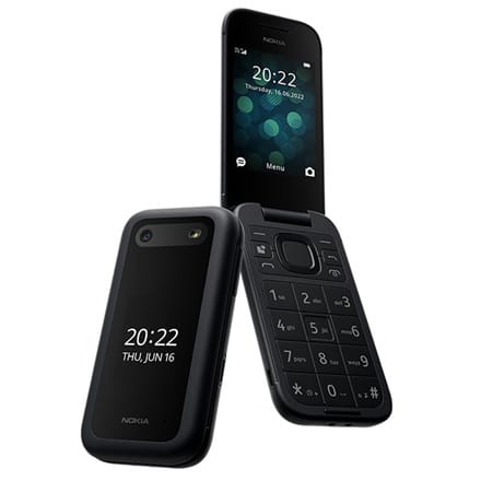 ⁨Nokia | 2660 Flip | Czarny | 2,8 " | TFT LCD | 240 x 320 | Unisoc | 0,128 GB | Dual SIM | Nano-SIM | Tak | Aparat główny 0,3 MP⁩ w sklepie Wasserman.eu