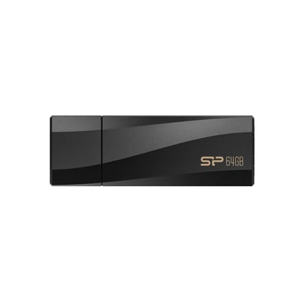 ⁨Silicon Power USB Flash Drive Blaze Series B07 64 GB, Type-A USB 3.2 Gen 1, Black⁩ at Wasserman.eu