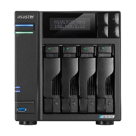 ⁨Asus | Tower NAS | AS6704T | Intel Celeron | N5105 | Częstotliwość procesora 2 GHz | 4 GB | DDR4⁩ w sklepie Wasserman.eu