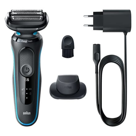 ⁨Braun | Golarka | 51-M1200s | Czas pracy (maks.) 50 min | Na mokro i sucho | Czarny/miętowy⁩ w sklepie Wasserman.eu