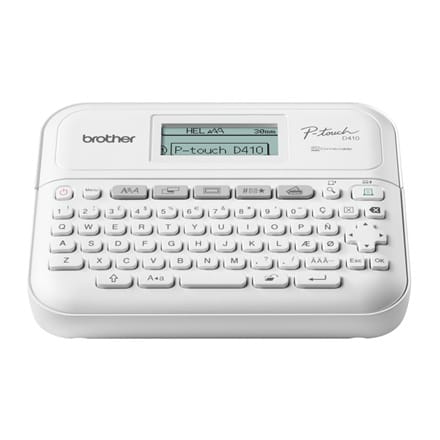 ⁨Brother P-Touch | PT-D410 | Przewodowa | Monochromatyczna | Termotransferowa | Inna | Szara | Biała⁩ w sklepie Wasserman.eu