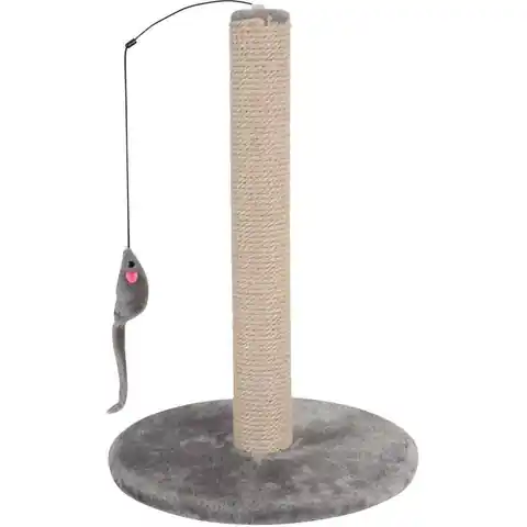 ⁨Zolux Cat scratching post with toy - grey⁩ at Wasserman.eu