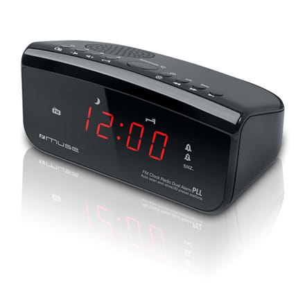 Muse | Radio z zegarem PLL | M-12CR | Funkcja alarmu | Czarny w sklepie Wasserman.eu