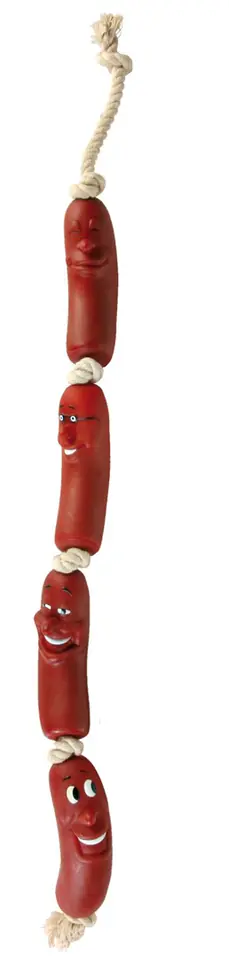 TRIXIE Parówki na sznurku - zabawka dla psa 75 cm w sklepie Wasserman.eu