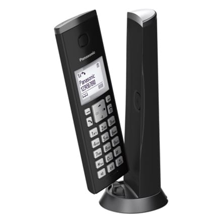 ⁨Panasonic | Telefon bezprzewodowy | KX-TGK210 | Wyświetlacz LCD | Identyfikacja dzwoniącego | Połączenie oczekujące | Zawieszeni⁩ w sklepie Wasserman.eu