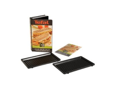 ⁨TEFAL XA800312 Grill/panini plates for SW852 Sandwich maker, Black⁩ at Wasserman.eu