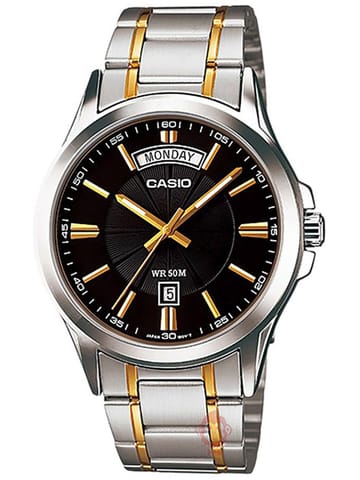 ⁨ZEGAREK MĘSKI CASIO  MTP-1381G-1A (zd191d) + BOX⁩ w sklepie Wasserman.eu