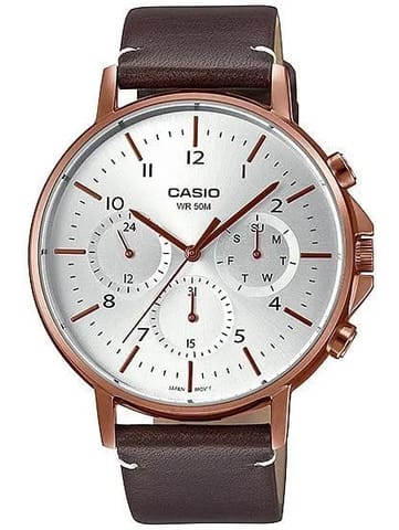 ⁨ZEGAREK MĘSKI CASIO MTP-E321RL-5A (zd190b) + BOX⁩ w sklepie Wasserman.eu