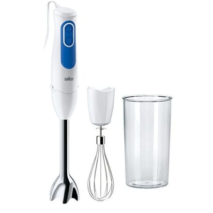 Braun Hand Blender MQ 3005 Immersyjny blender ręczny, 700 W, liczba prędkości 2, biały/niebieski w sklepie Wasserman.eu
