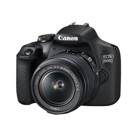 ⁨Canon | Canon EOS | 2000D | Obiektyw EF-S 18-55mm IS II | Czarny⁩ w sklepie Wasserman.eu