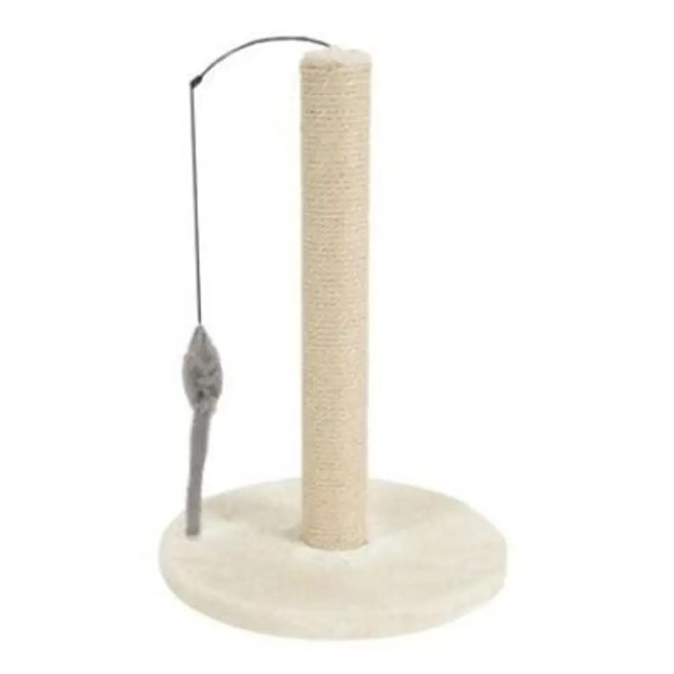 ⁨Zolux Cat scratching post with toy 63 cm - beige⁩ at Wasserman.eu