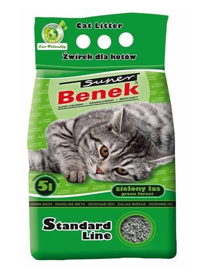 Super Benek Standard Zielony Las Kot 5L w sklepie Wasserman.eu