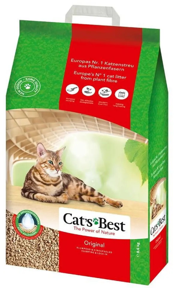 ⁨Cat Litter CAT’S BEST EcoPlus 20l⁩ at Wasserman.eu