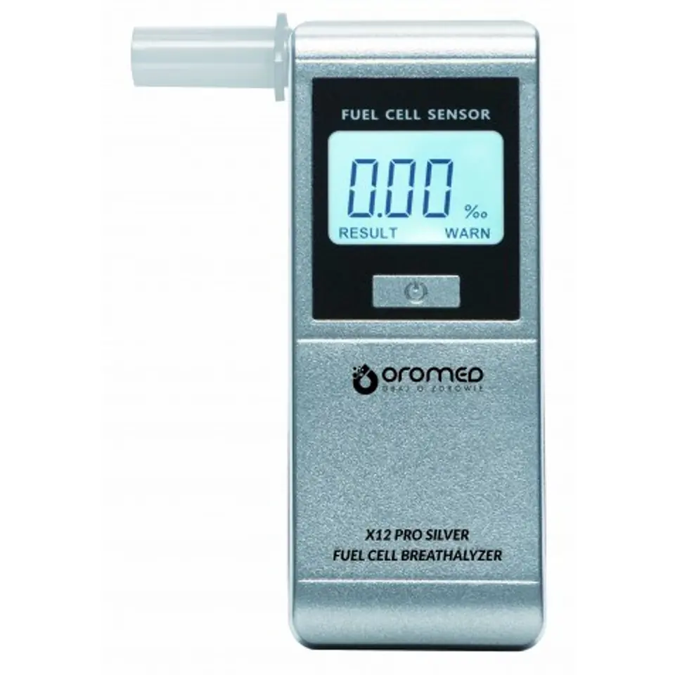 ⁨Oromed X12 PRO SILVER alcohol tester⁩ at Wasserman.eu