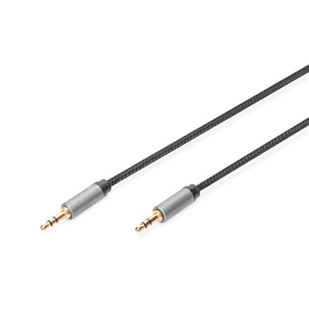 ⁨Digitus | Męski | Mini-phone stereo 3,5 mm | Męski | Czarny | Mini-phone stereo 3,5 mm | 1,8 m⁩ w sklepie Wasserman.eu
