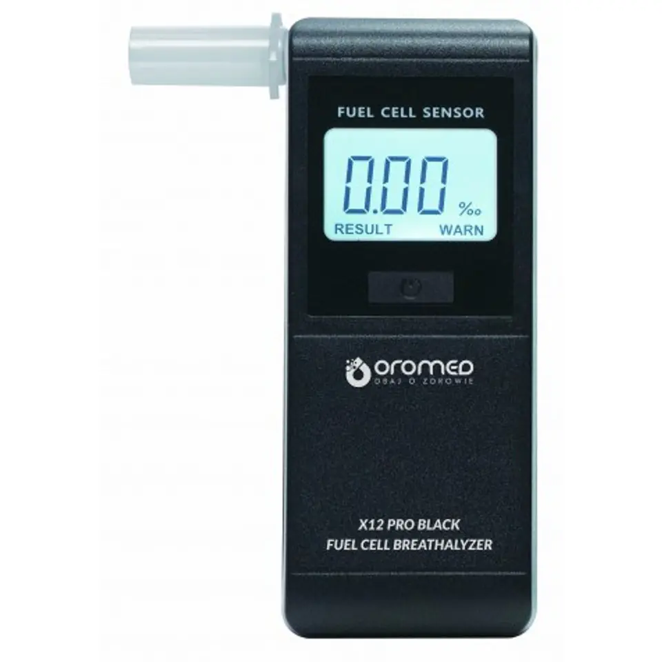 ⁨Oromed X12 PRO BLACK alcohol tester⁩ at Wasserman.eu