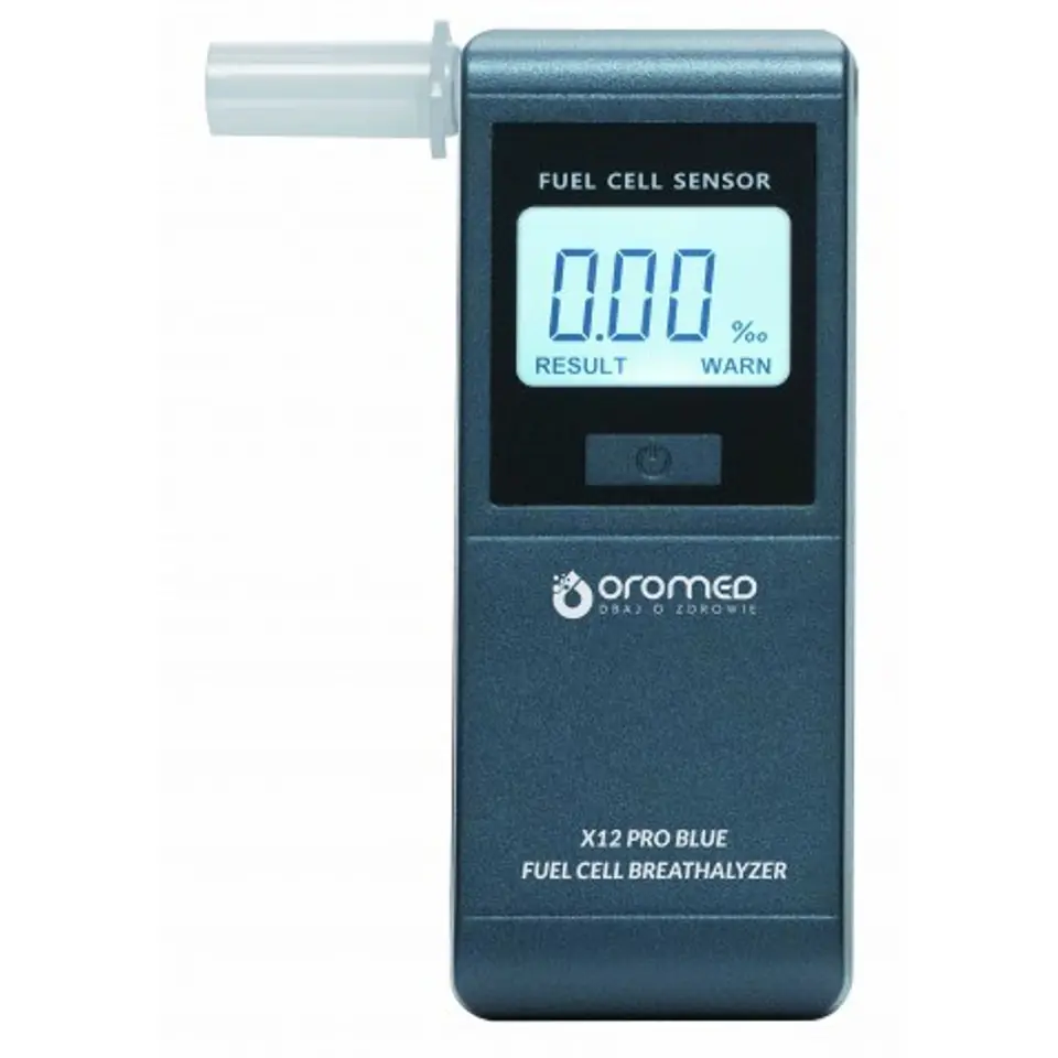 ⁨Oromed PRO NAVY BLUE alcohol tester⁩ at Wasserman.eu