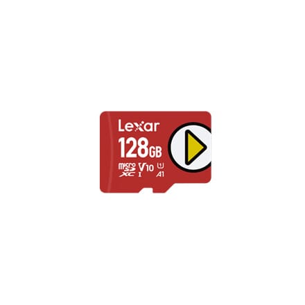 ⁨Lexar UHS-I MicroSDXC, 128 GB, Flash memory class 10, Red, A1, V10, U1, 150 MB/s⁩ at Wasserman.eu