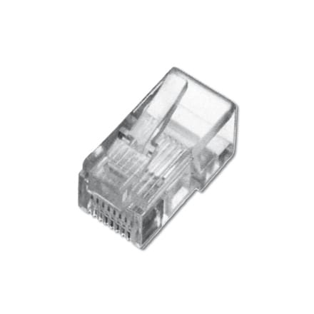 Wtyczka modularna Digitus A-MO 8/8 SR, do okrągłego kabla stranded, 8P8C, nieekranowana, CAT 5e, RJ45 w sklepie Wasserman.eu