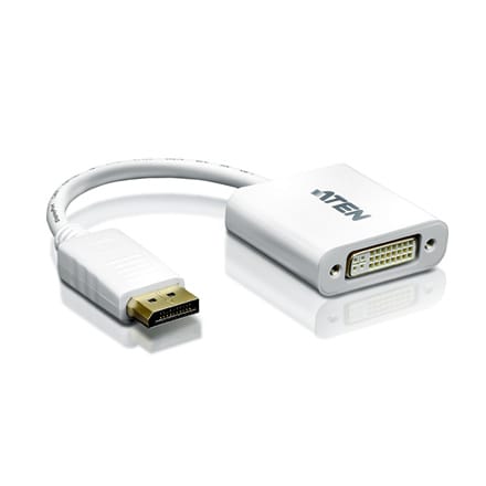 ⁨ATEN DisplayPort to DVI converter, PC: Up to UXGA / HDTV: Up to 1080i,1080p⁩ at Wasserman.eu