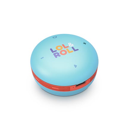 ⁨Głośnik Dla Dzieci Energy Sistem Lol&Roll Pop Blue | 5 W | Bluetooth | Bezprzewodowy | Ładowanie USB | Bateria LiPo | 3h Czasu G⁩ w sklepie Wasserman.eu