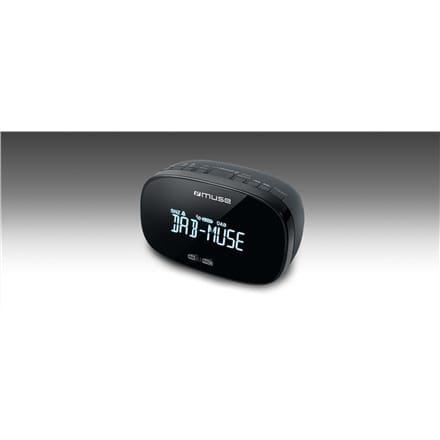 Muse DAB+/FM Dual Alarm Clock Radio M-150 CDB Alarm function, AUX in, Black at Wasserman.eu
