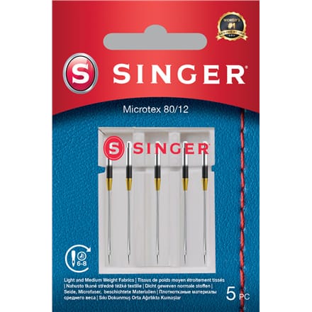⁨Singer | Igła Microtex 80/12 5PK⁩ w sklepie Wasserman.eu