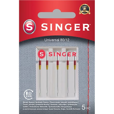 ⁨Singer Universal Needle 80/12 5PK for Woven Fabrics⁩ at Wasserman.eu