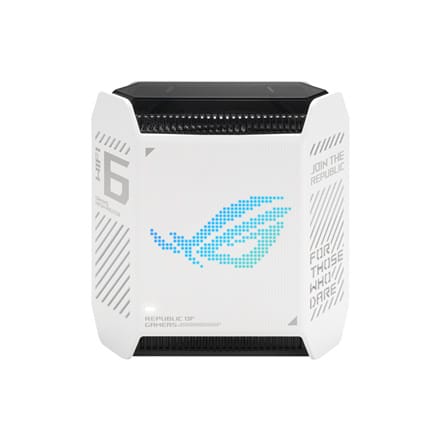 ⁨Asus | Router Asus Wifi 6 802.11ax Tri-band Gigabit Gaming Mesh GT6 ROG Rapture (1-Pack) | 802.11ax | 574+4804+4804 Mbit/s | 10/⁩ w sklepie Wasserman.eu