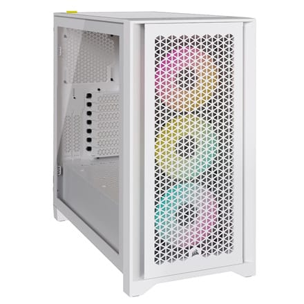 ⁨Corsair | Obudowa PC ze szkła hartowanego | iCUE 4000D RGB AIRFLOW | Okno boczne | Biały | Mid-Tower | Zasilacz w zestawie Nie⁩ w sklepie Wasserman.eu