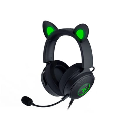 ⁨Słuchawki do gier nauszne Razer Kraken V2 Pro, w edycji Kitty - Przewodowe, Styl naduszny, Mikrofon usuwający szumy, Interchange⁩ w sklepie Wasserman.eu