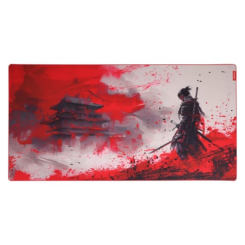 ⁨Podkładka pod mysz, MONKA ZOWA XXL, do gry, czerwono-biała, 1200 x 600 x 3.5 mm, Marvo⁩ w sklepie Wasserman.eu